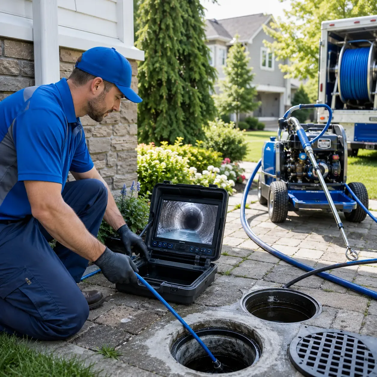 Outdoor drain cleaning professionals serving Maineville, OH